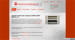 Desktop Screenshot of en.consultant-metal.com