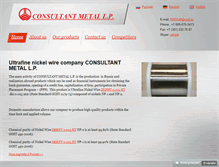 Tablet Screenshot of en.consultant-metal.com