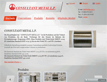 Tablet Screenshot of de.consultant-metal.com